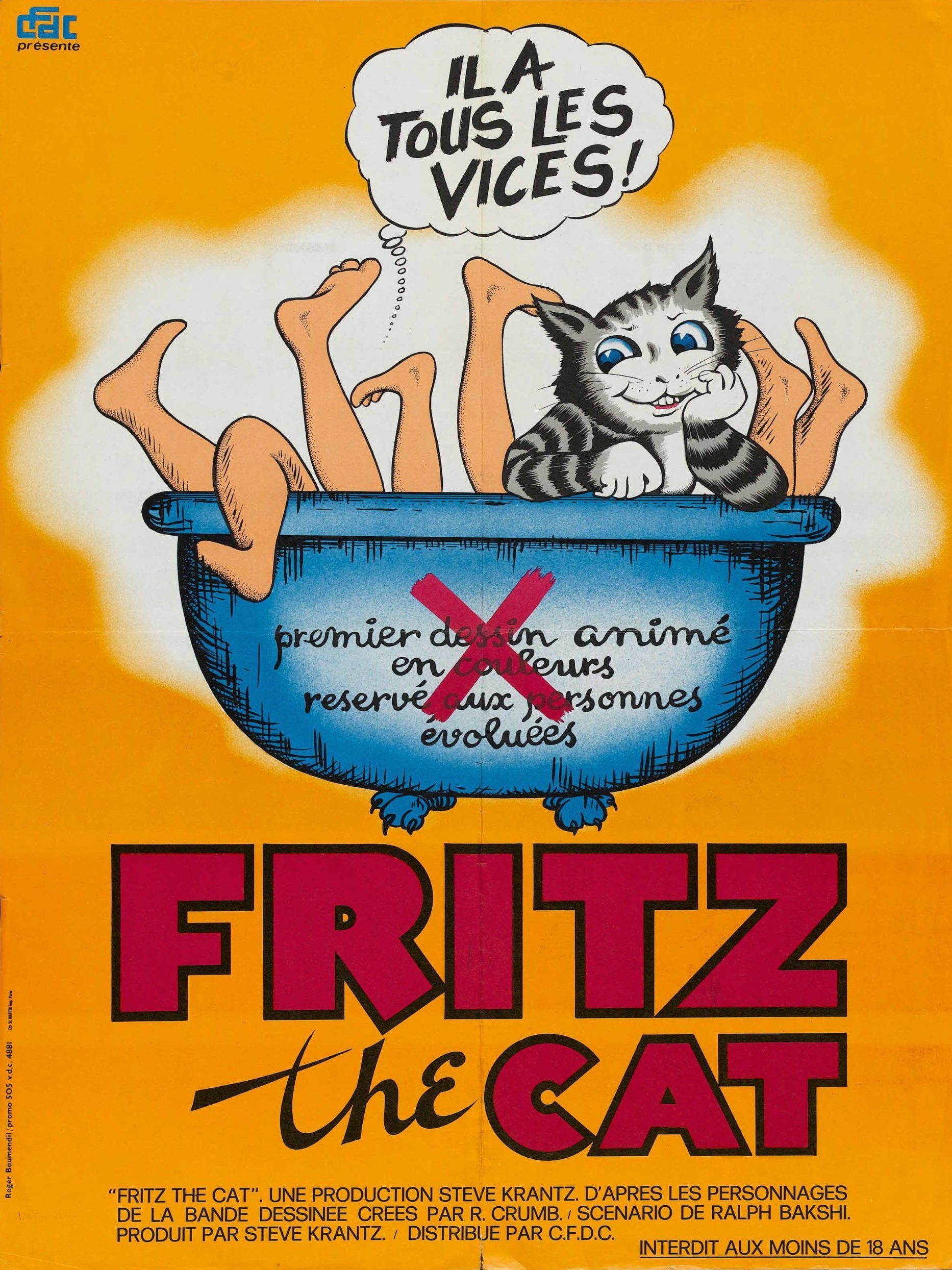 Film Fritz the Cat - Fiche cinéma photo